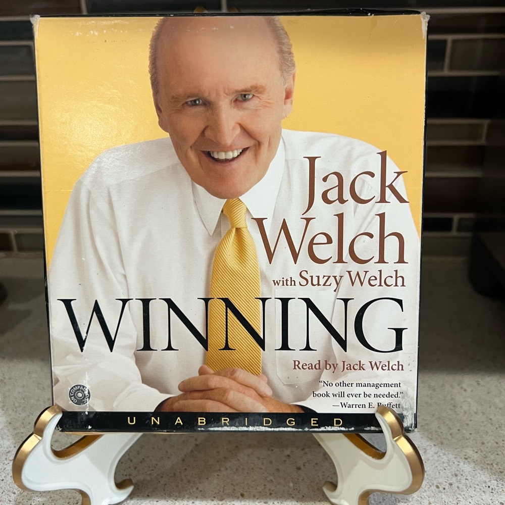“Winning” CD by Jack & Suzy Welch (Audiobook CD) New Unabridged 9 discs 11 hours